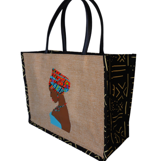 Beige Luxe Laptop Tote