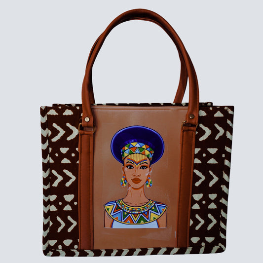 Ivory Luxe Artisan Bag - Leather