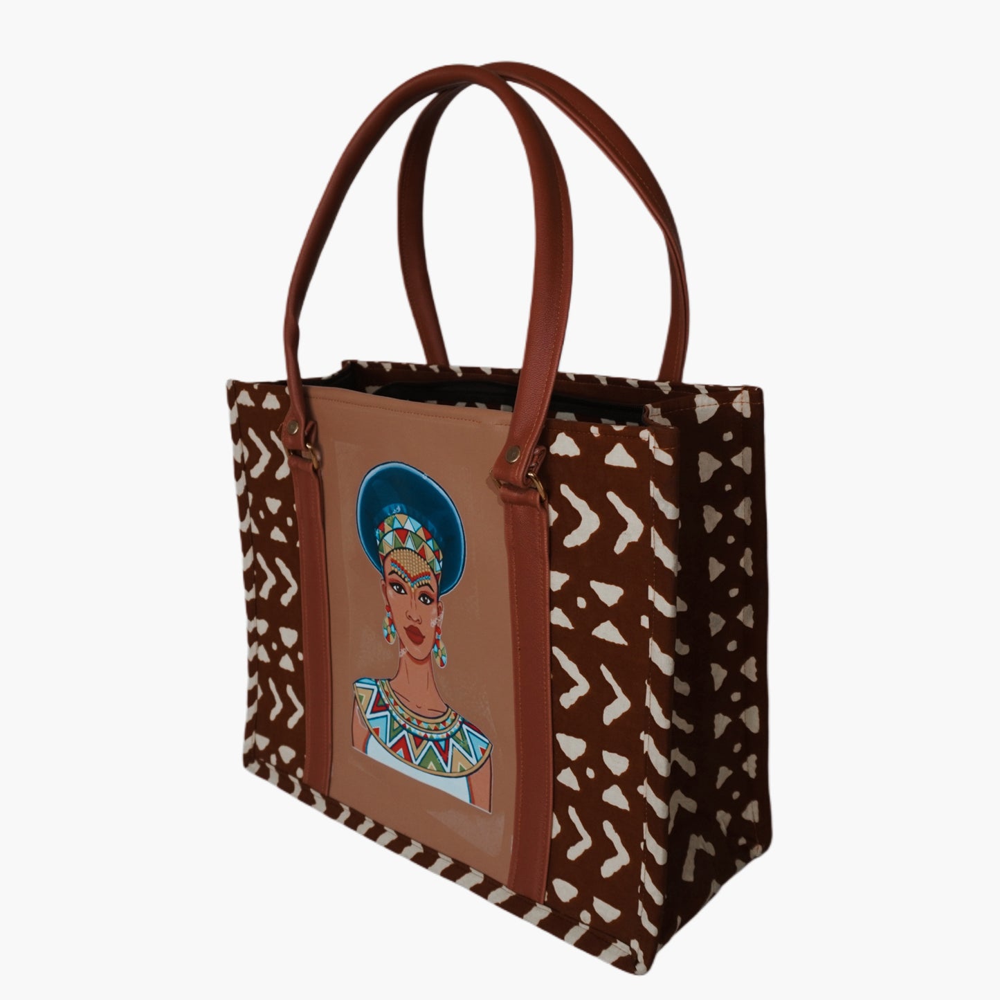 Ivory Luxe Artisan Bag - Leather