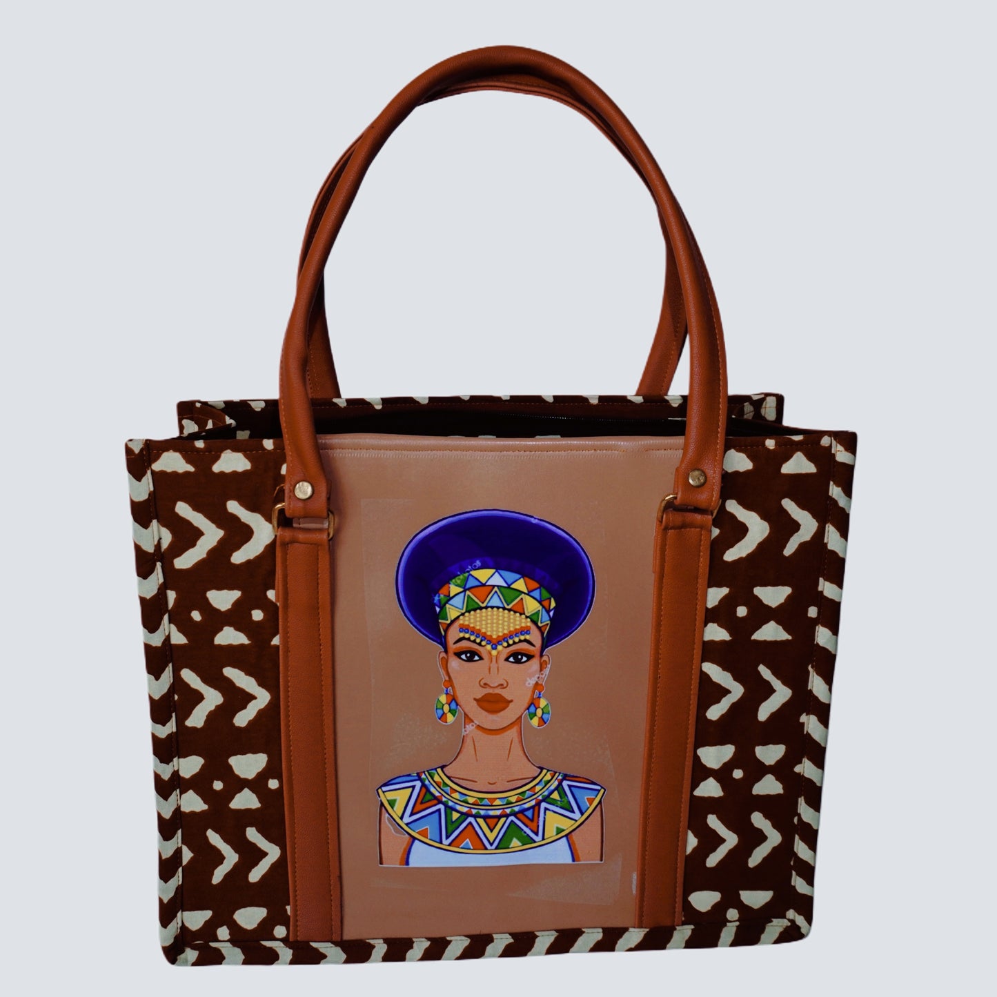 Ivory Luxe Artisan Bag - Leather