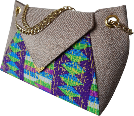 Ivorian Splendor: Colorful Handbag with Vibrant African Print – Limited Stock!