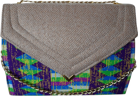 Vibrant Harmony: African Handbag with Balanced Color Fusion – Limited Stock!